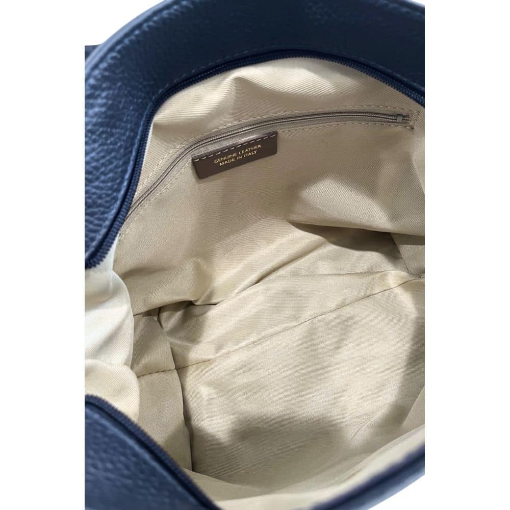 Baldinini Trend Blue Cowhide Clutch Bag - Image 7