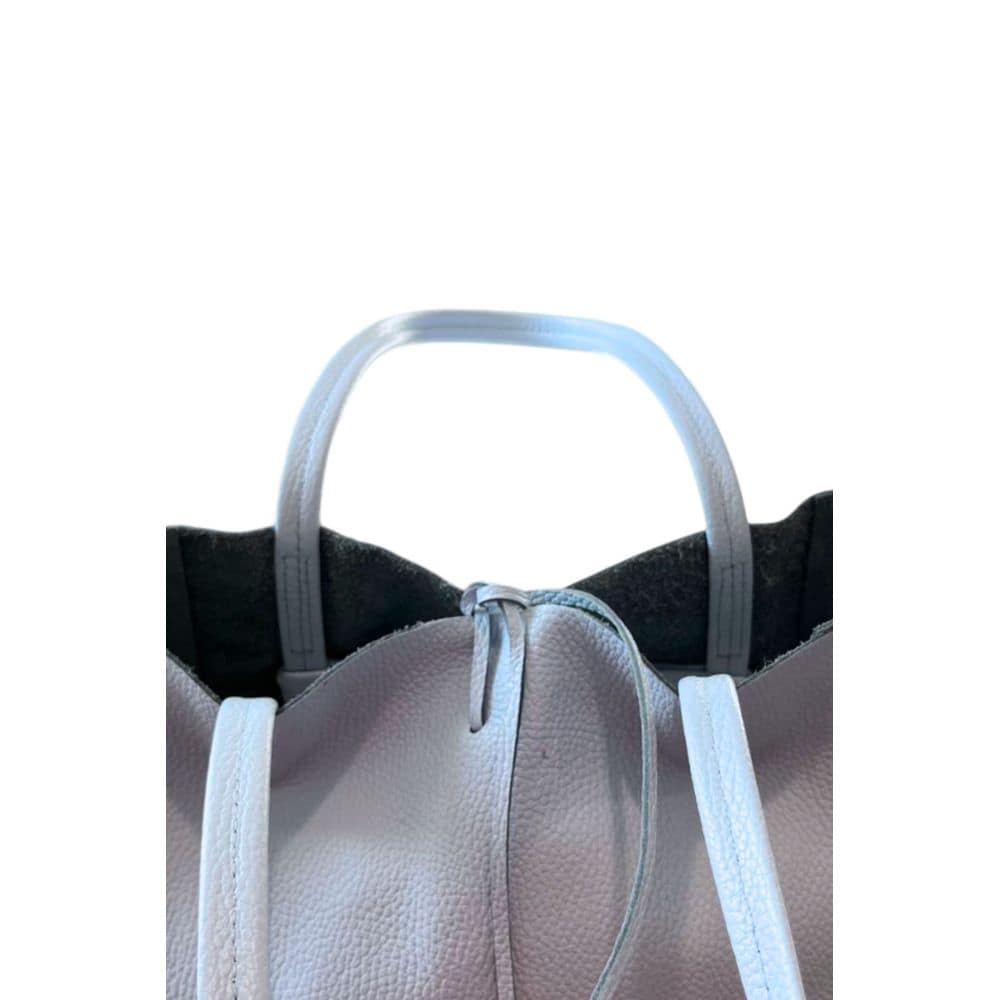 Baldinini Trend Blue Cowhide Clutch Bag - Image 6