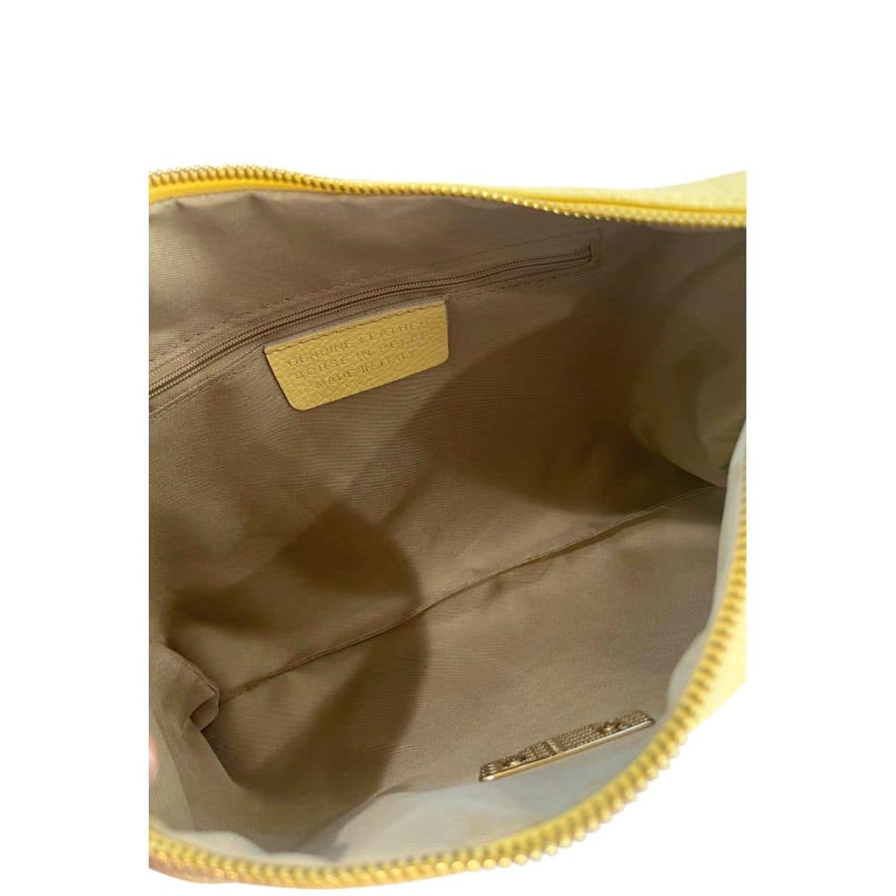 Baldinini Trend Bicolor Cowhide Clutch Bag - Image 8