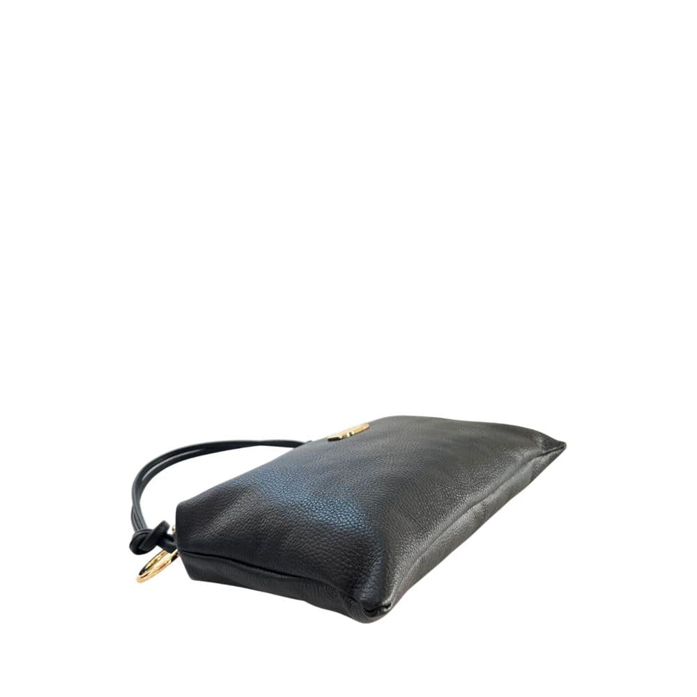 Baldinini Trend Black Cowhide Clutch Bag - Image 4