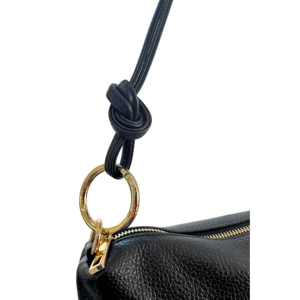 Baldinini Trend Black Cowhide Clutch Bag - Image 6