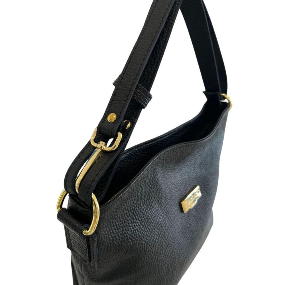 Baldinini Trend Black Cowhide Clutch Bag - Image 5