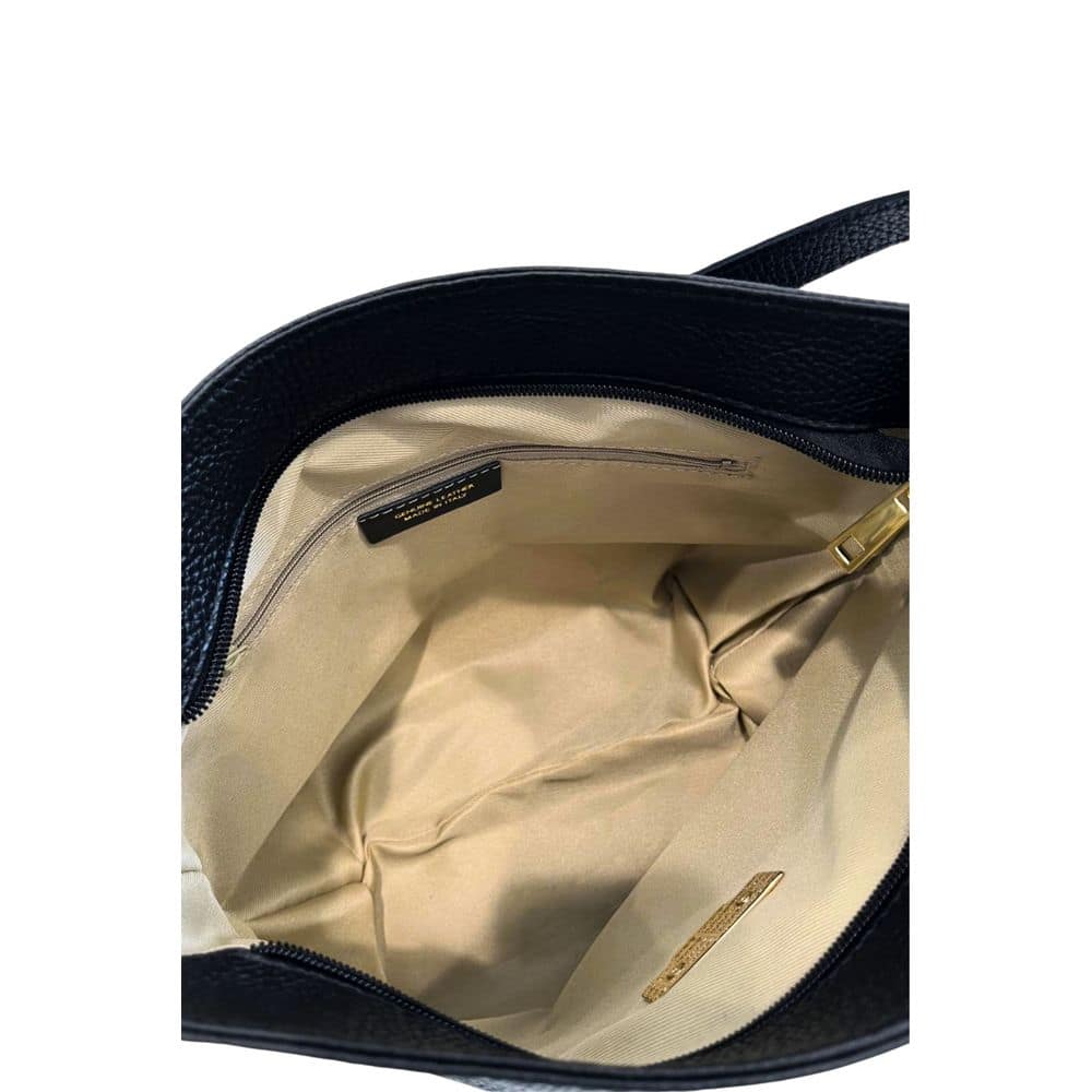 Baldinini Trend Black Cowhide Clutch Bag - Image 6