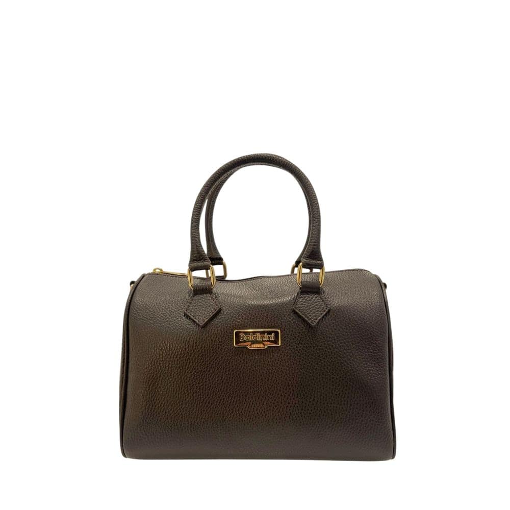 Baldinini Trend Brown Cowhide Shoulder Bag