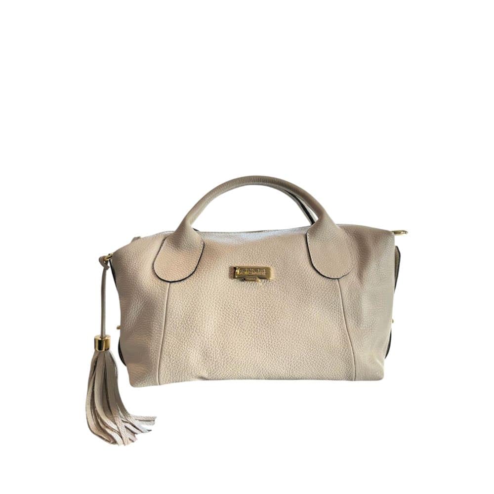 Baldinini Trend Beige Cowhide Shoulder Bag