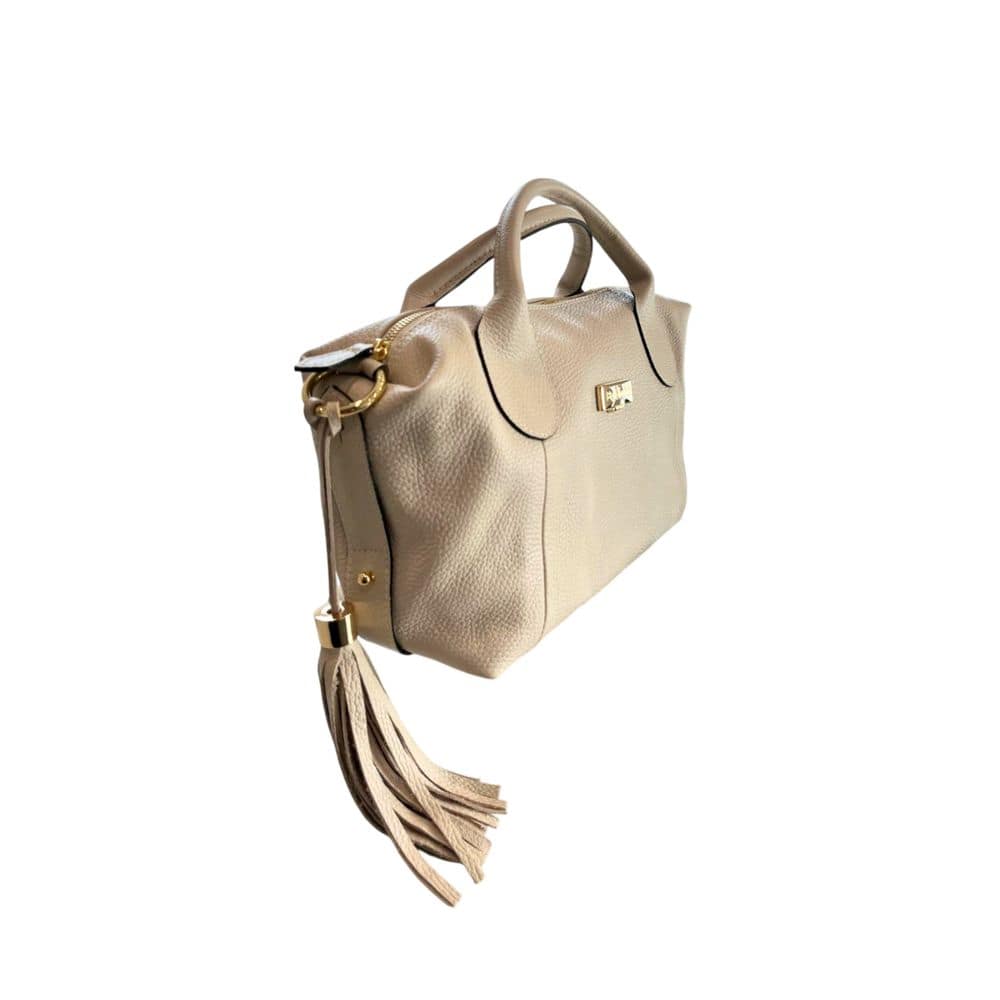 Baldinini Trend Beige Cowhide Shoulder Bag - Image 2