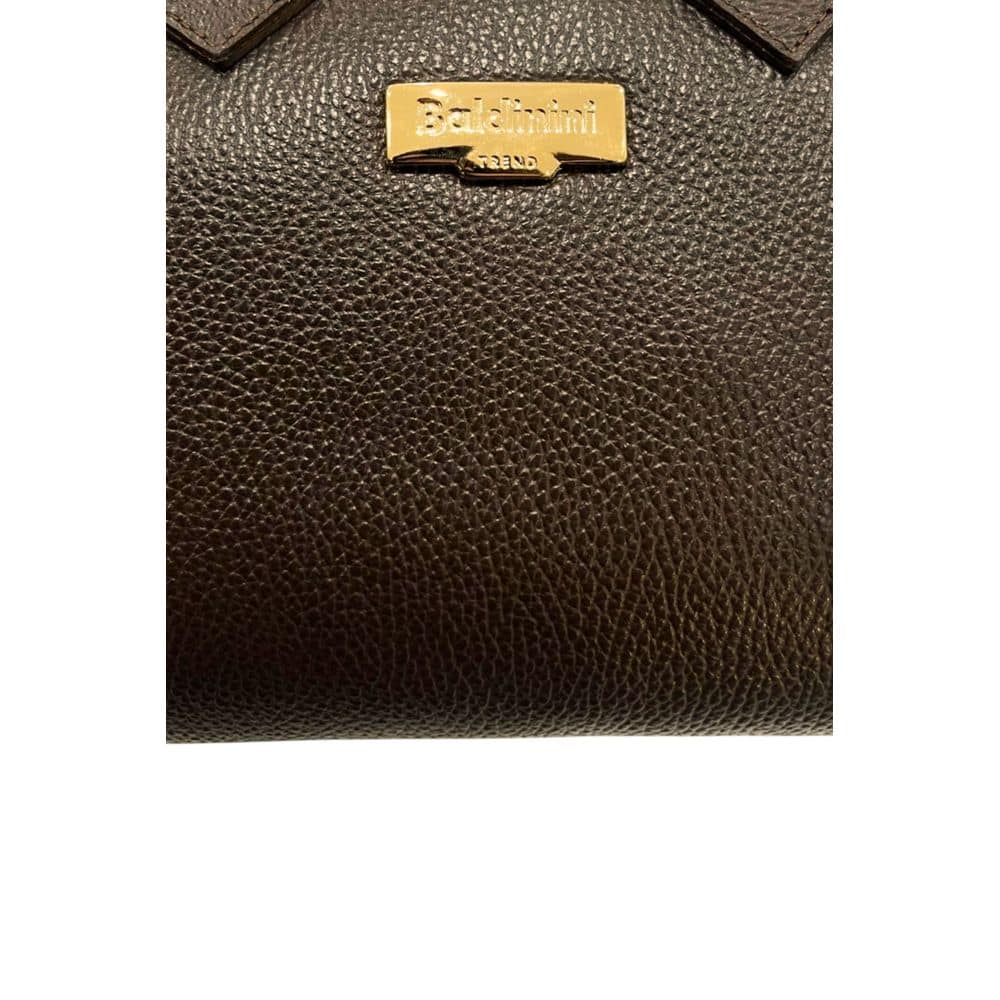 Baldinini Trend Brown Cowhide Shoulder Bag - Image 5