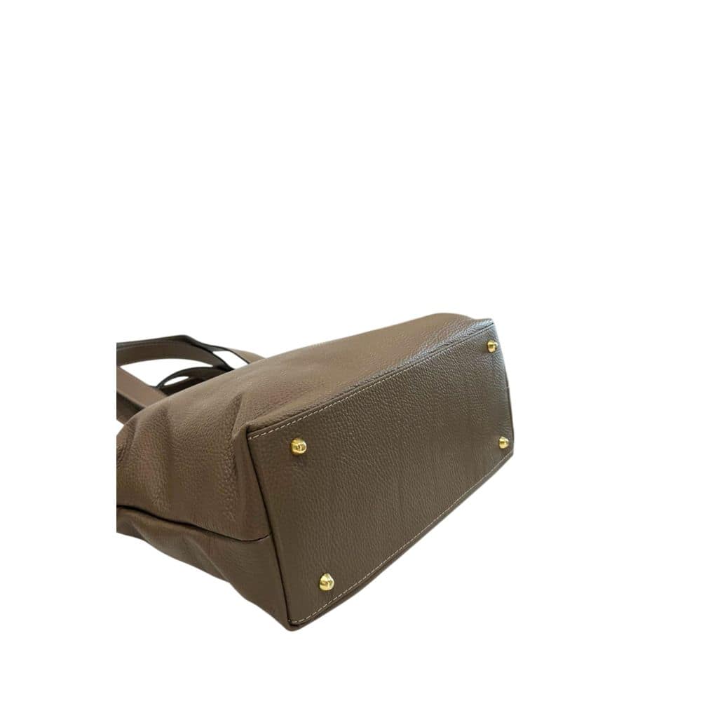 Baldinini Trend Brown Cowhide Clutch Bag - Image 4