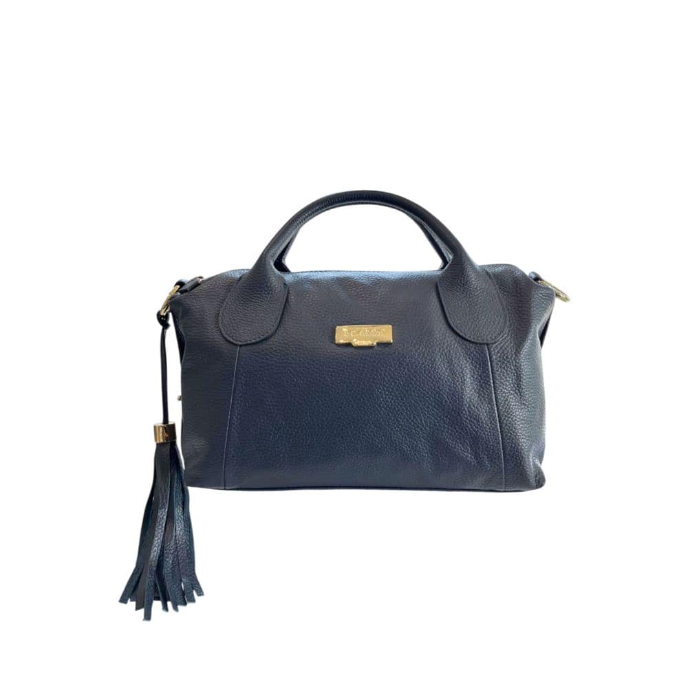 Baldinini Trend Blue Cowhide Shoulder Bag