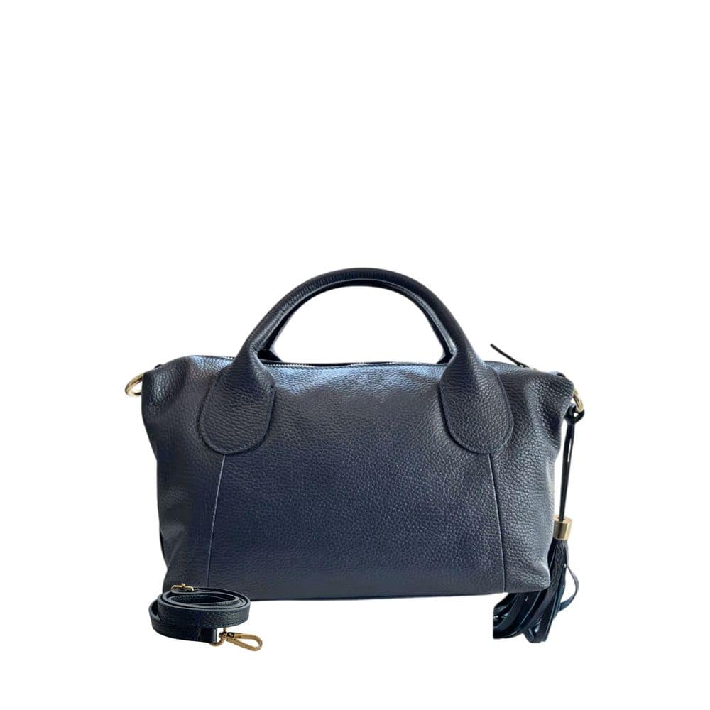 Baldinini Trend Blue Cowhide Shoulder Bag - Image 3