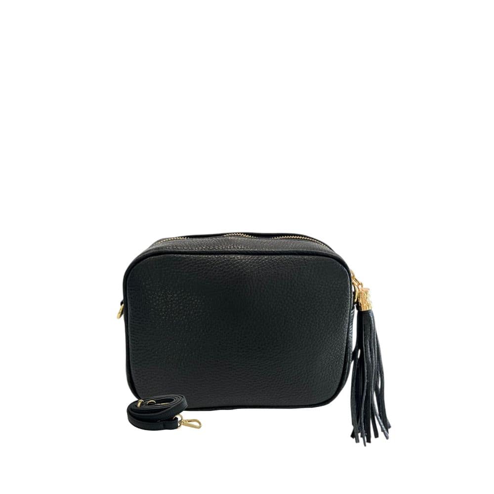 Baldinini Trend Black Cowhide Crossbody Bag - Image 3