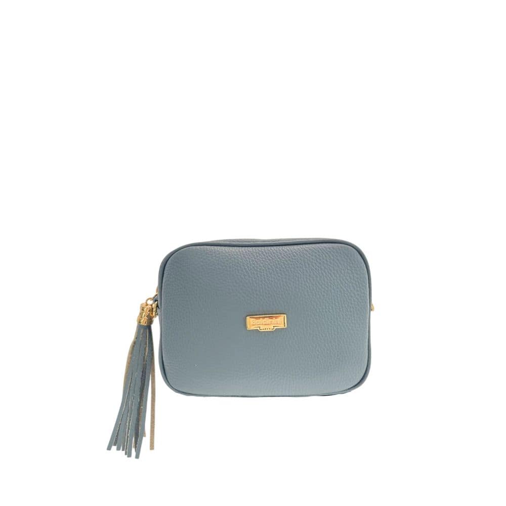 Baldinini Trend Blue Cowhide Crossbody Bag
