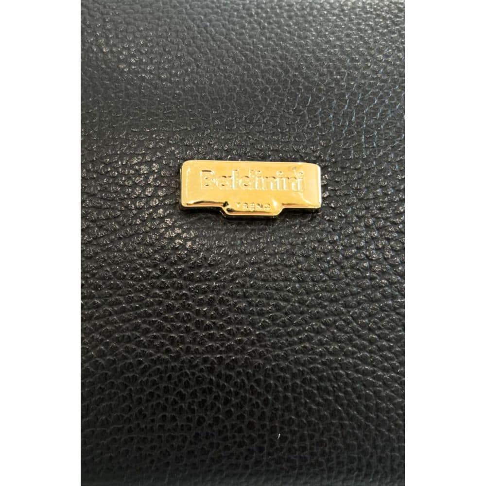 Baldinini Trend Black Cowhide Crossbody Bag - Image 5