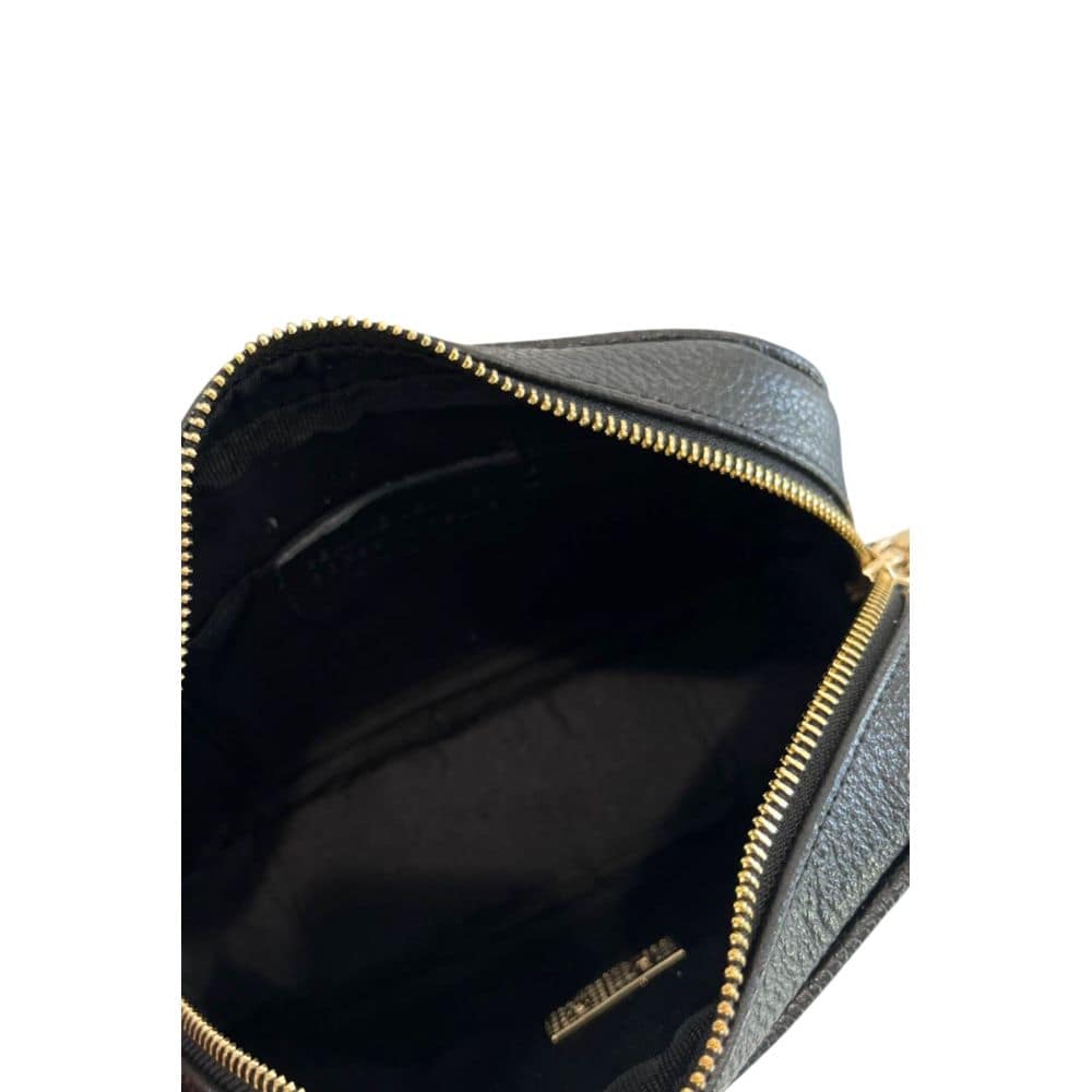Baldinini Trend Black Cowhide Crossbody Bag - Image 7