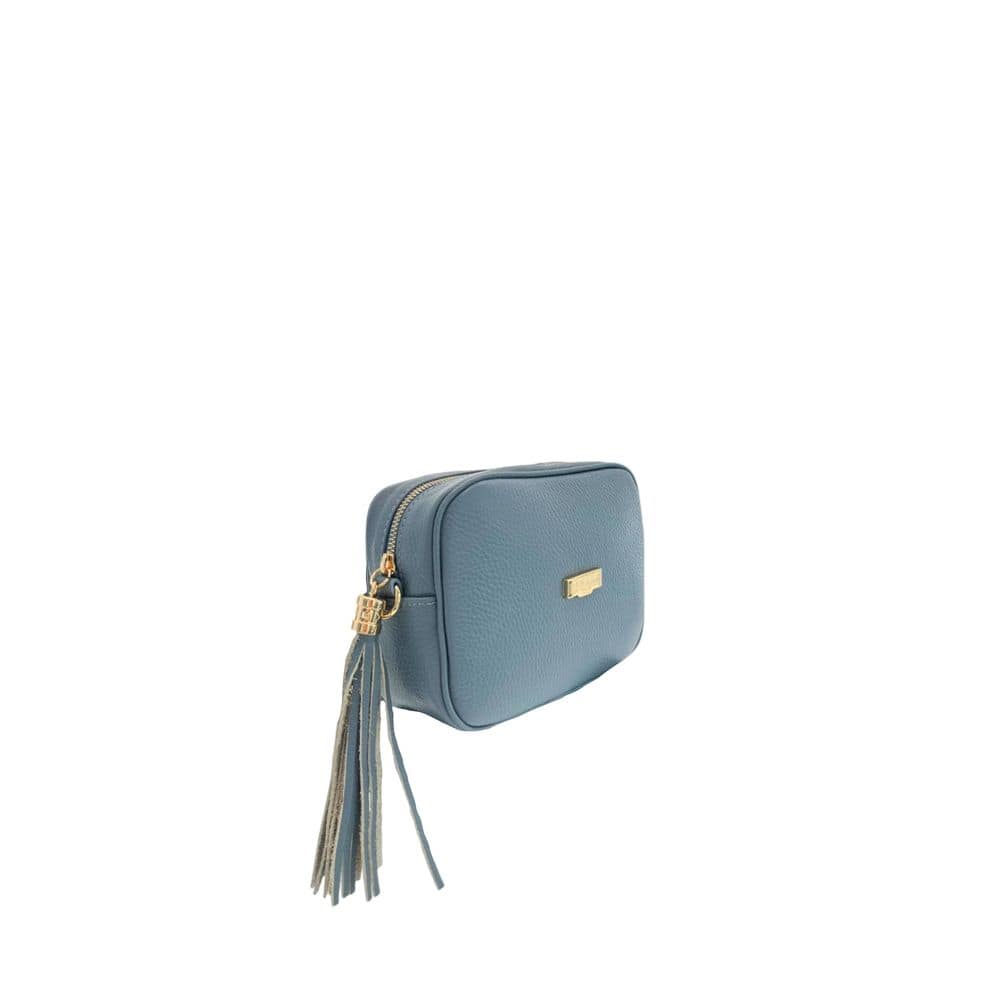 Baldinini Trend Blue Cowhide Crossbody Bag - Image 2