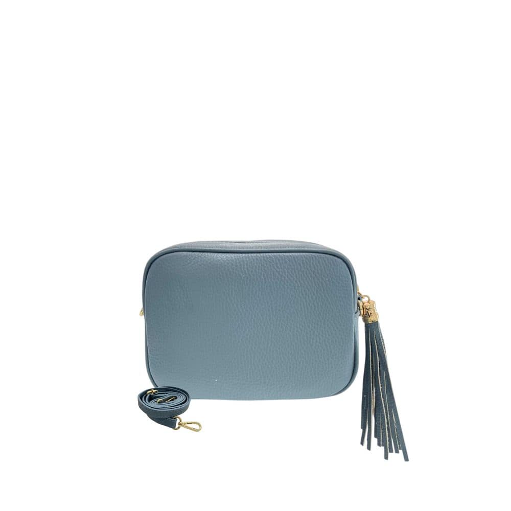 Baldinini Trend Blue Cowhide Crossbody Bag - Image 3