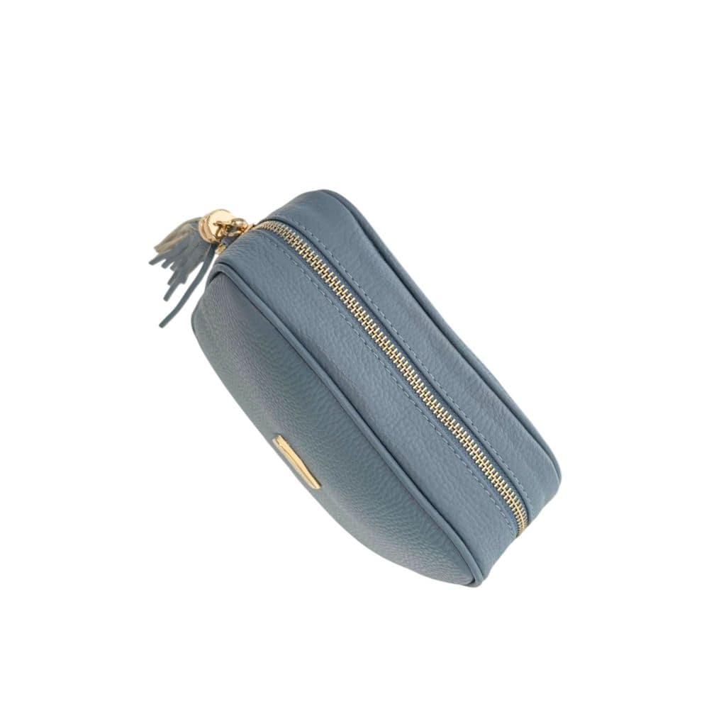 Baldinini Trend Blue Cowhide Crossbody Bag - Image 5