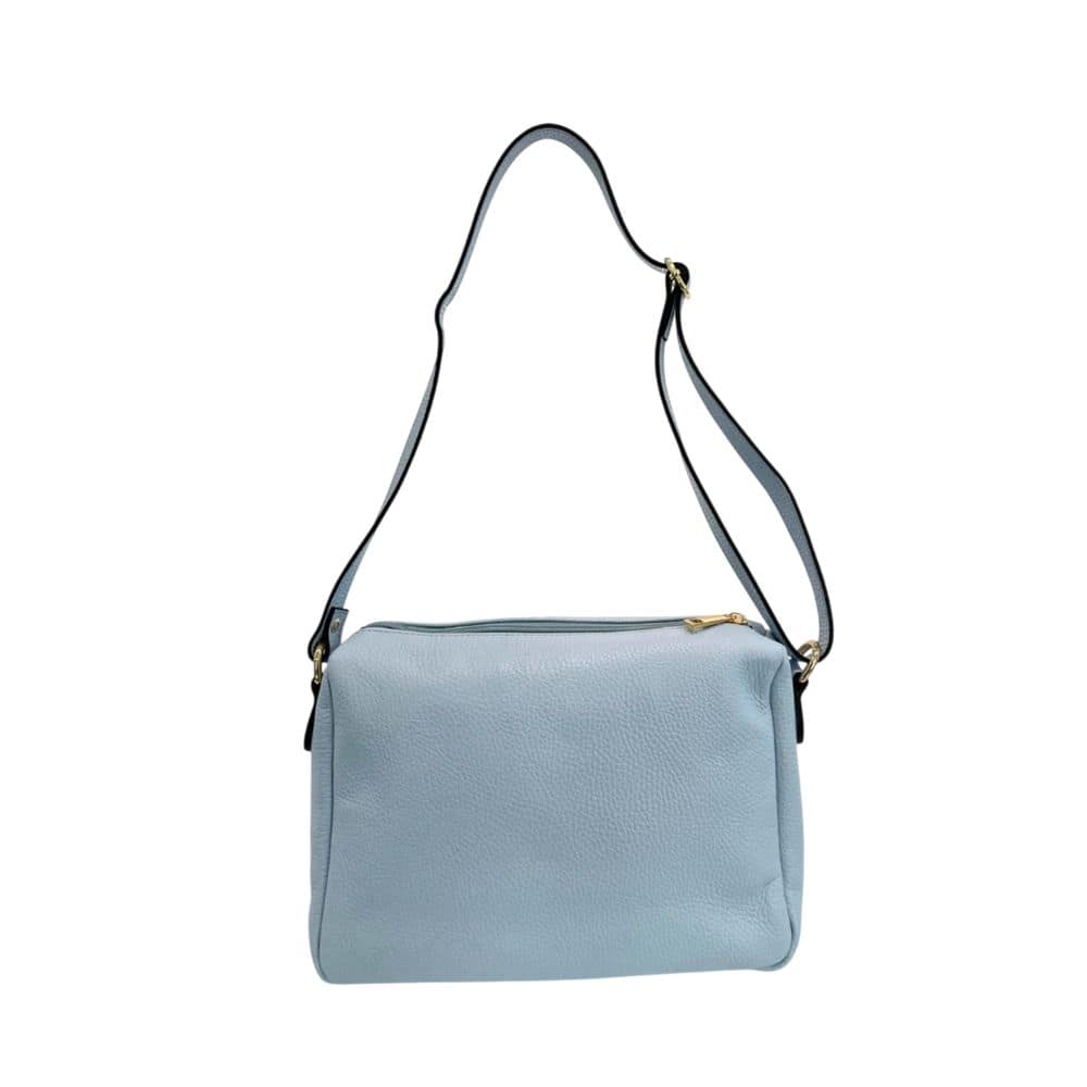 Baldinini Trend Blue Cowhide Crossbody Bag - Image 3