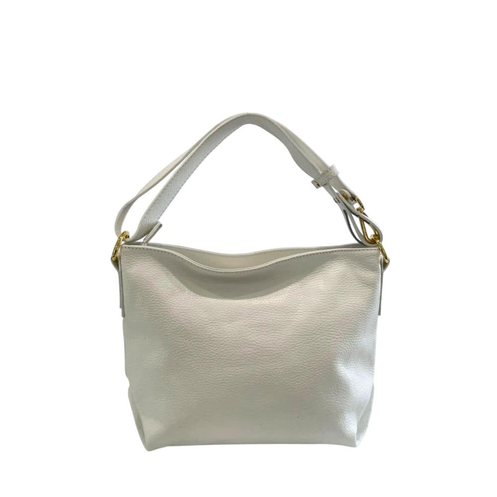 Baldinini Trend White Cowhide Clutch Bag - Image 3