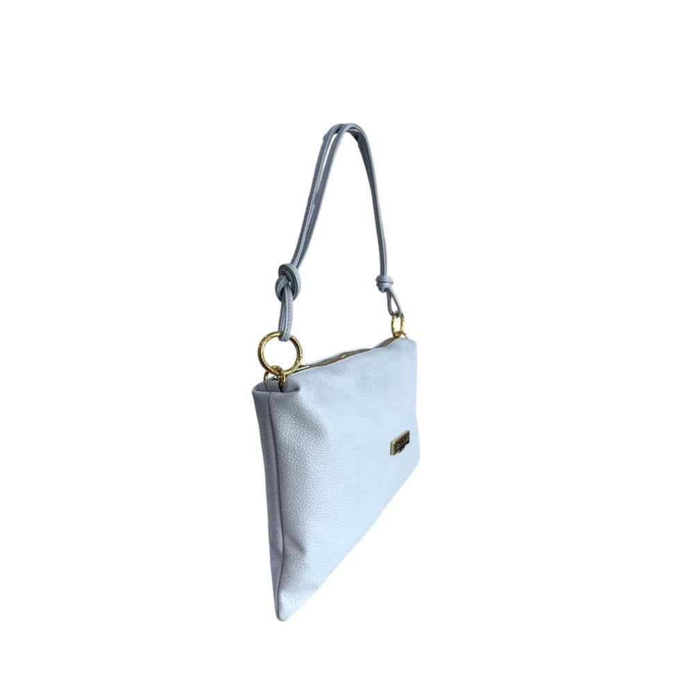 Baldinini Trend Blue Cowhide Clutch Bag - Image 2