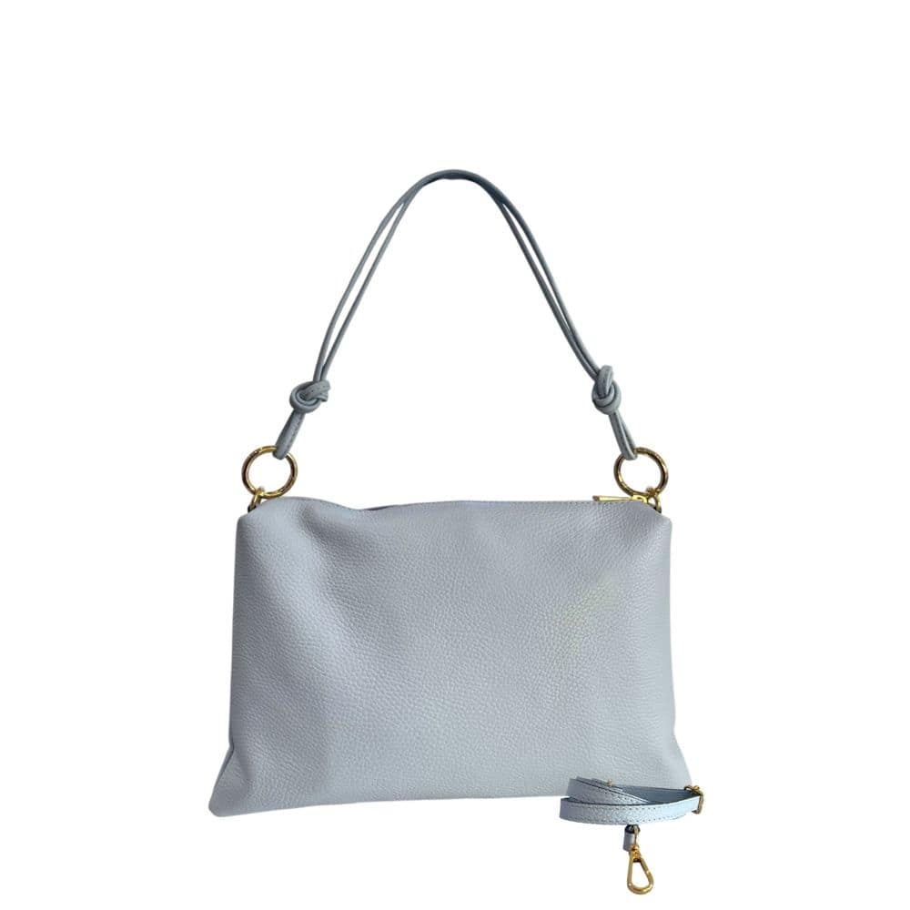Baldinini Trend Blue Cowhide Clutch Bag - Image 3