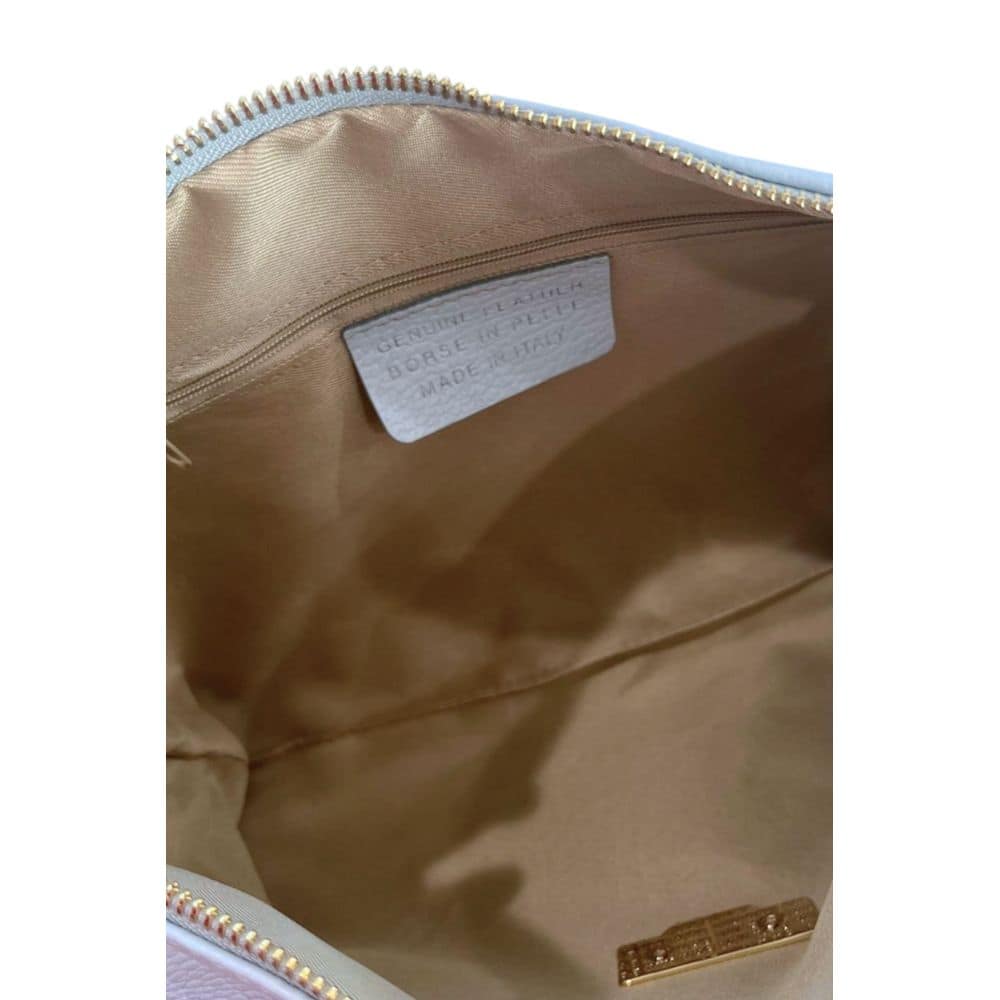 Baldinini Trend Blue Cowhide Clutch Bag - Image 8