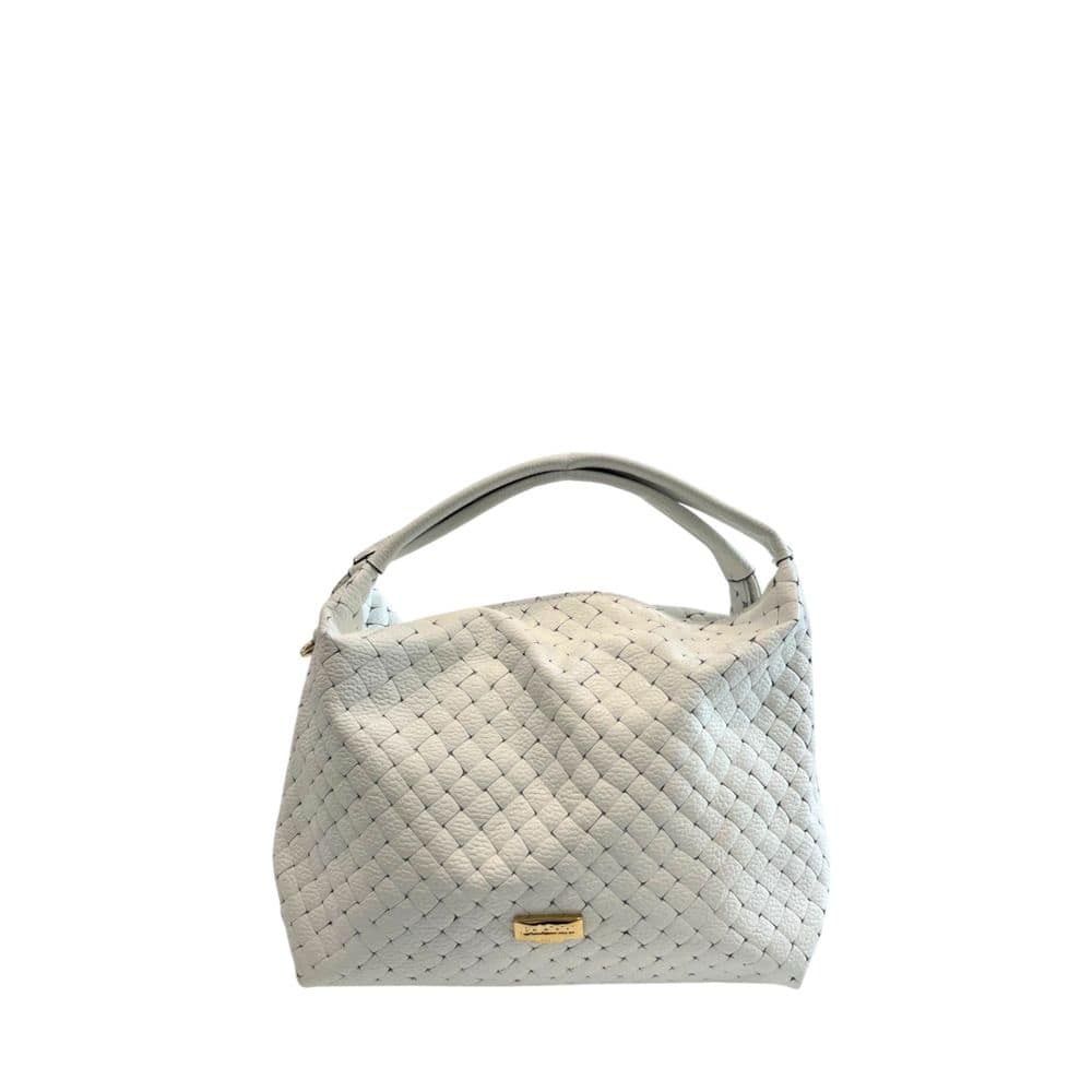 Baldinini Trend White Leather Women Handbag