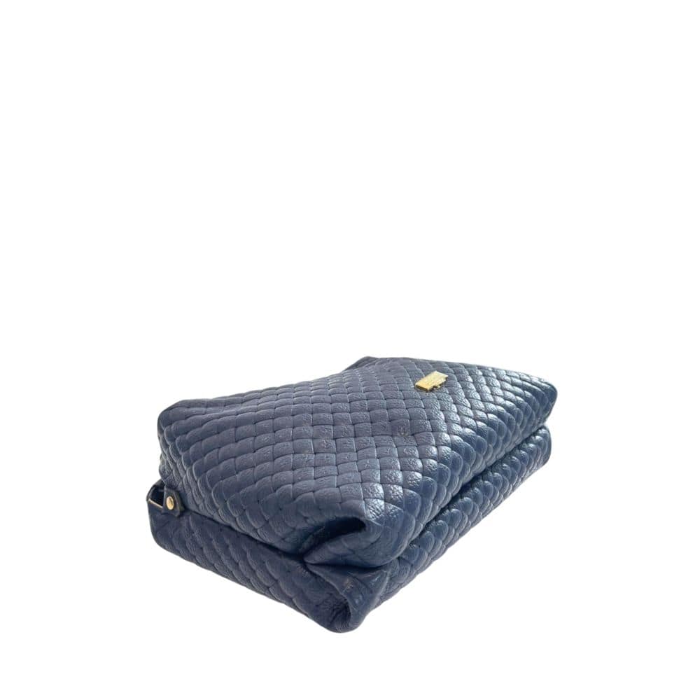 Baldinini Trend Blue Leather Women Handbag - Image 4