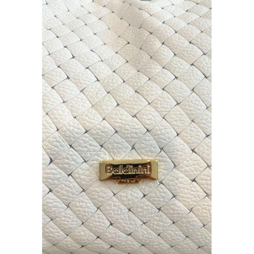 Baldinini Trend White Leather Women Handbag - Image 5