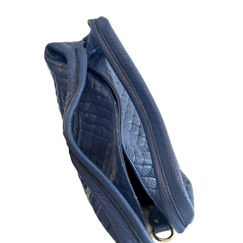 Baldinini Trend Blue Leather Women Handbag - Image 6