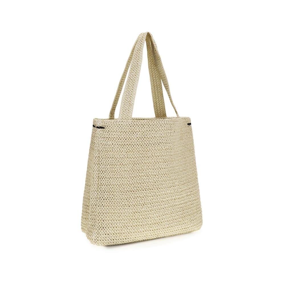 Fiorucci Beige Paper Handbag - Image 3