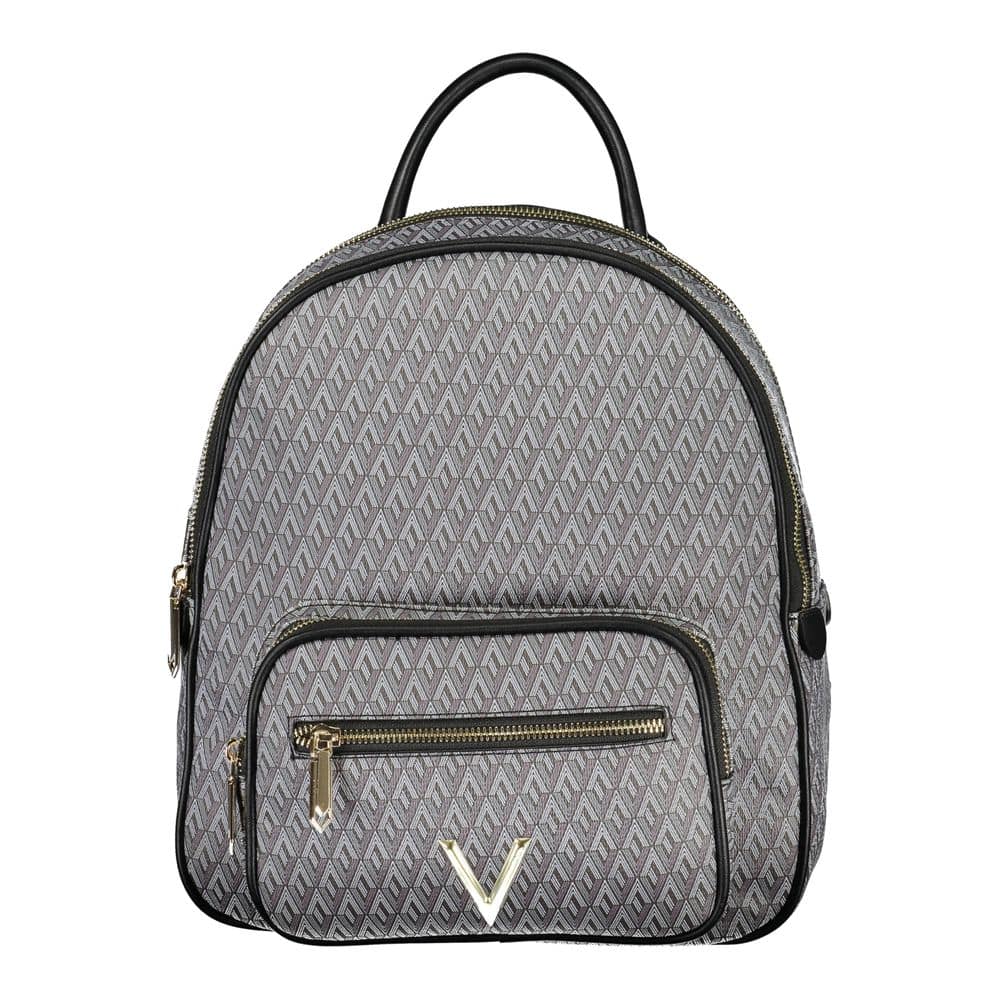 Mario Valentino Black Polyurethane Women's Backpack