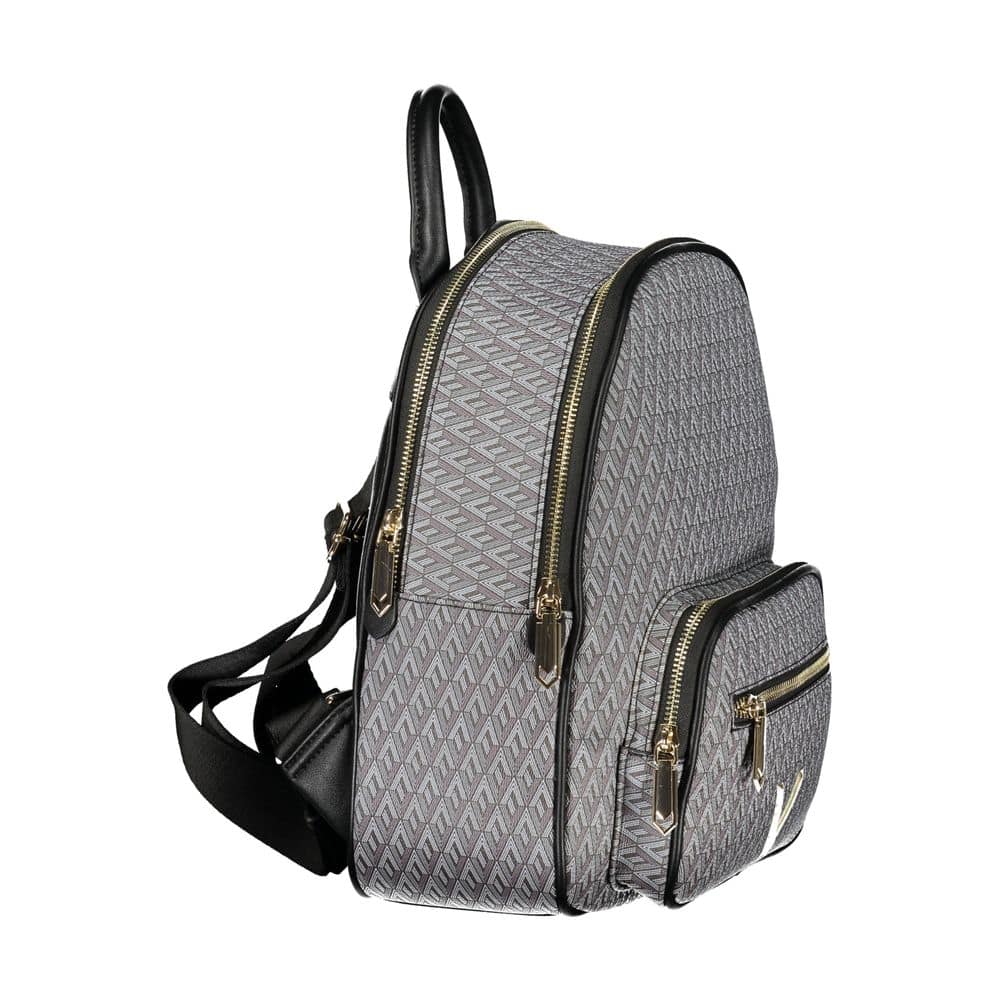 Mario Valentino Black Polyurethane Women's Backpack - Image 3