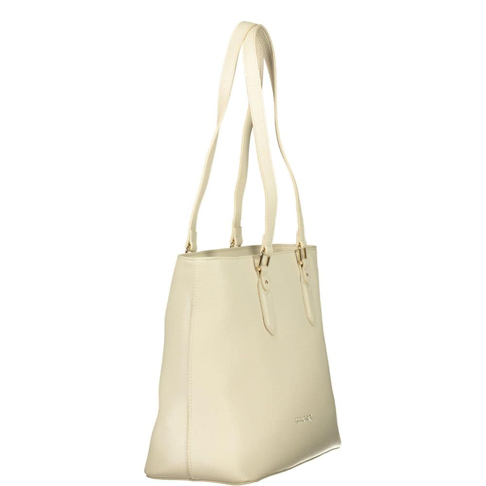 Mario Valentino Beige Polyethylene Handbag - Image 3