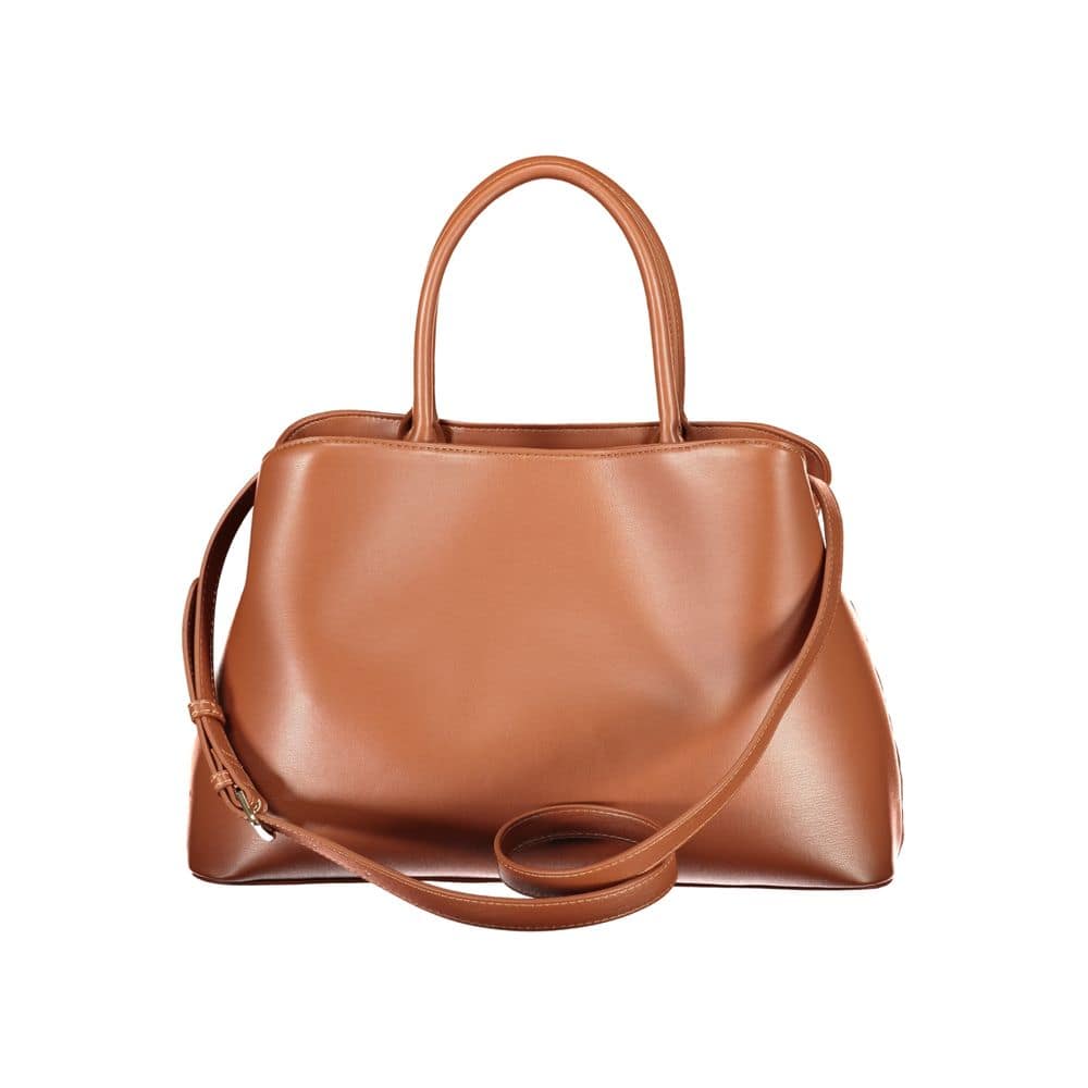 Mario Valentino Brown Polyurethane Women's Bag - Image 2