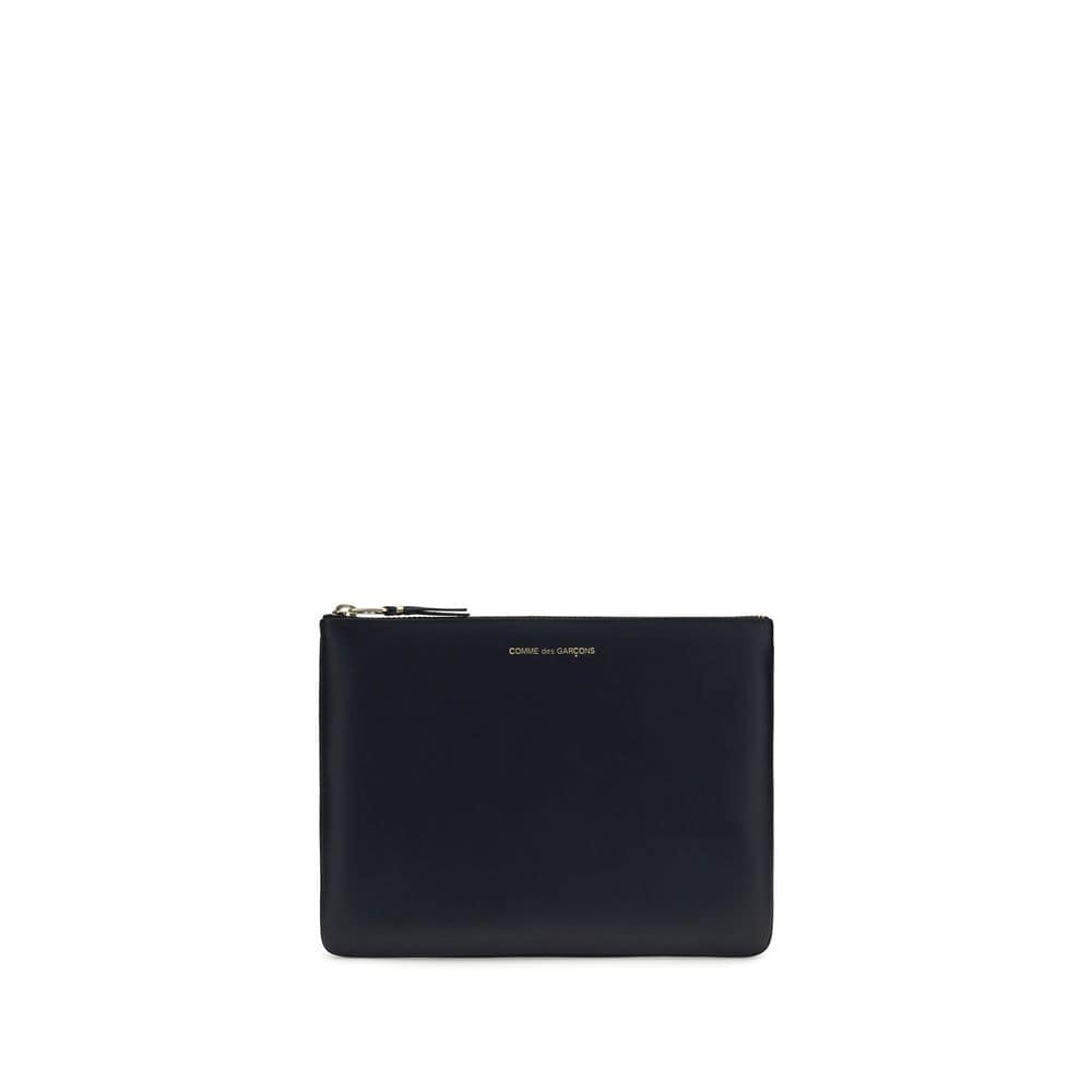 Comme Des Garçons Blue Calf Leather Bos Taurus Wallet
