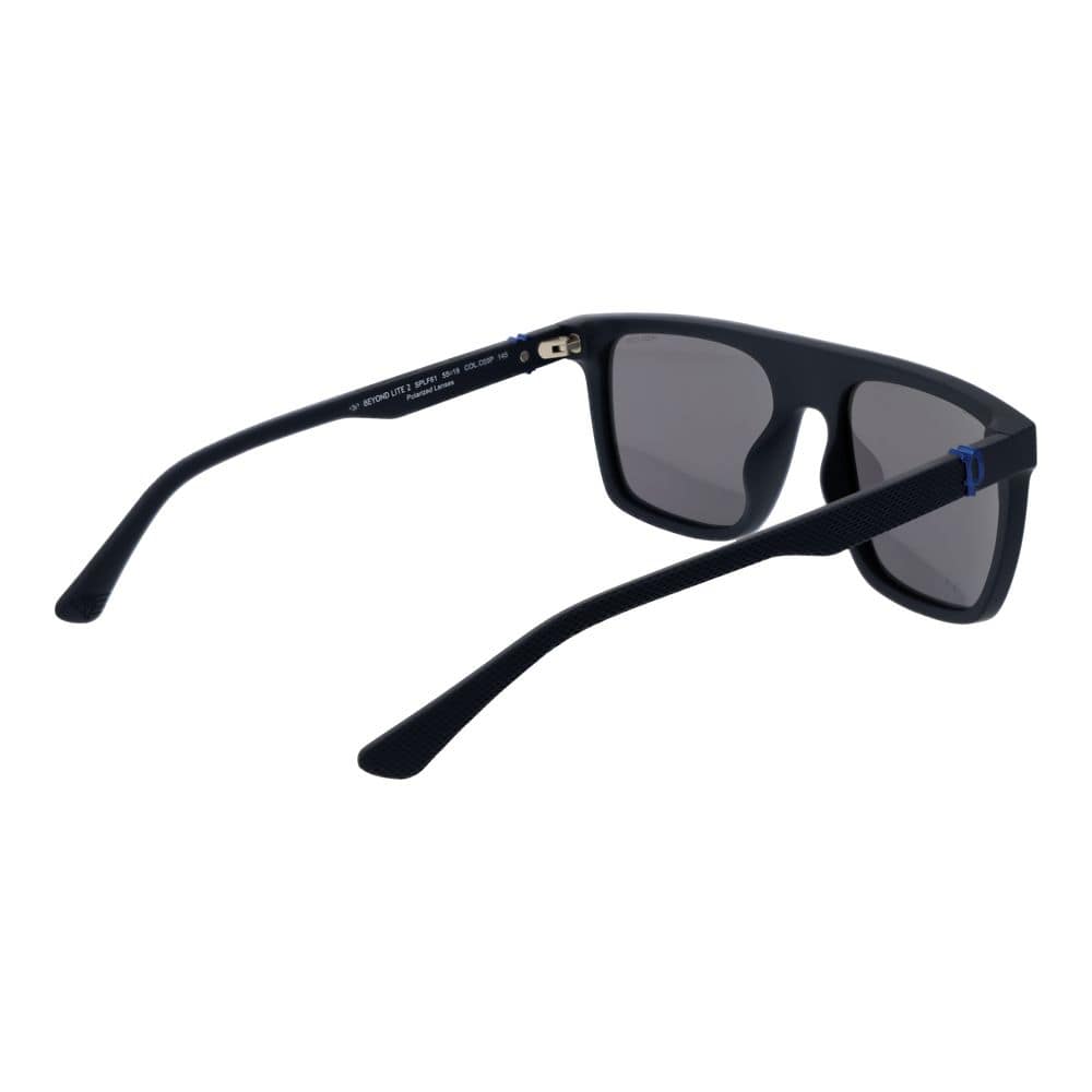 Police Blue Plastic Sunglasses - Image 3