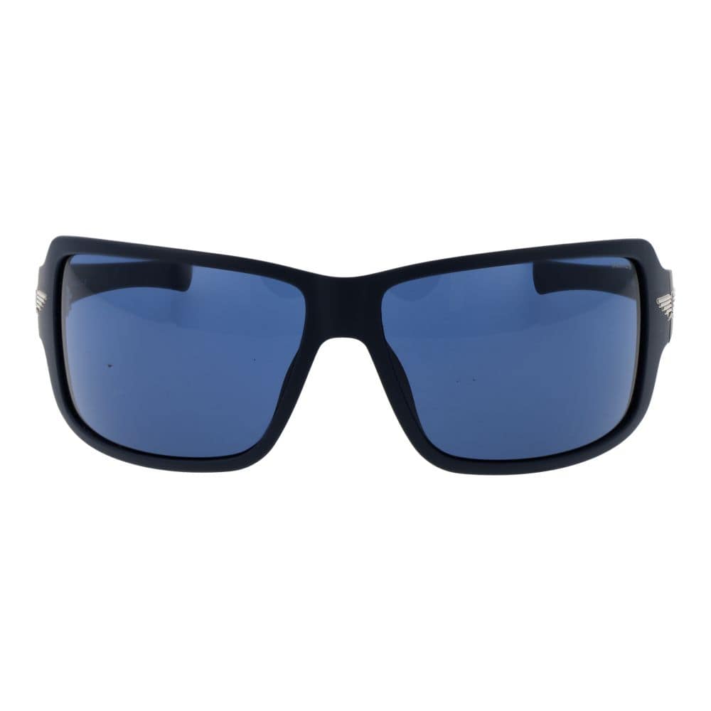 Police Blue Plastic Sunglasses - Image 2