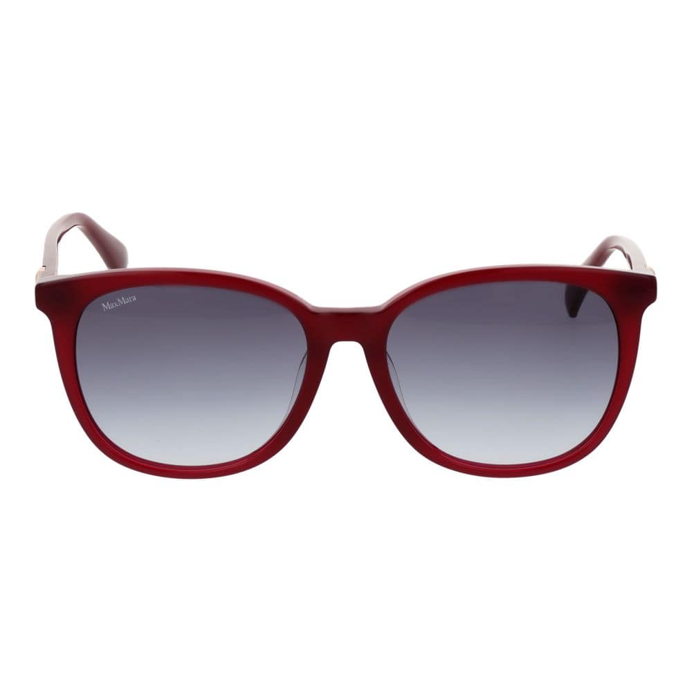 Max Mara Burgundy Acetate Sunglasses - Image 2