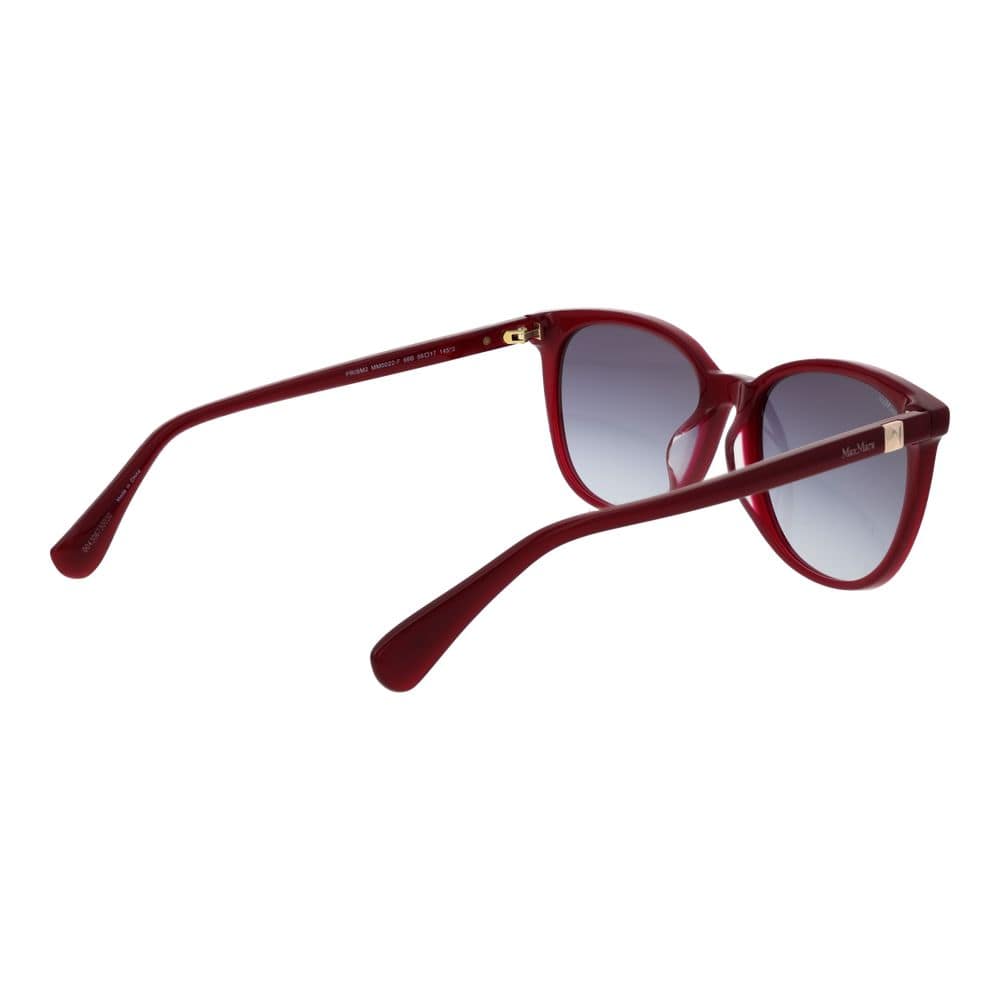 Max Mara Burgundy Acetate Sunglasses - Image 3