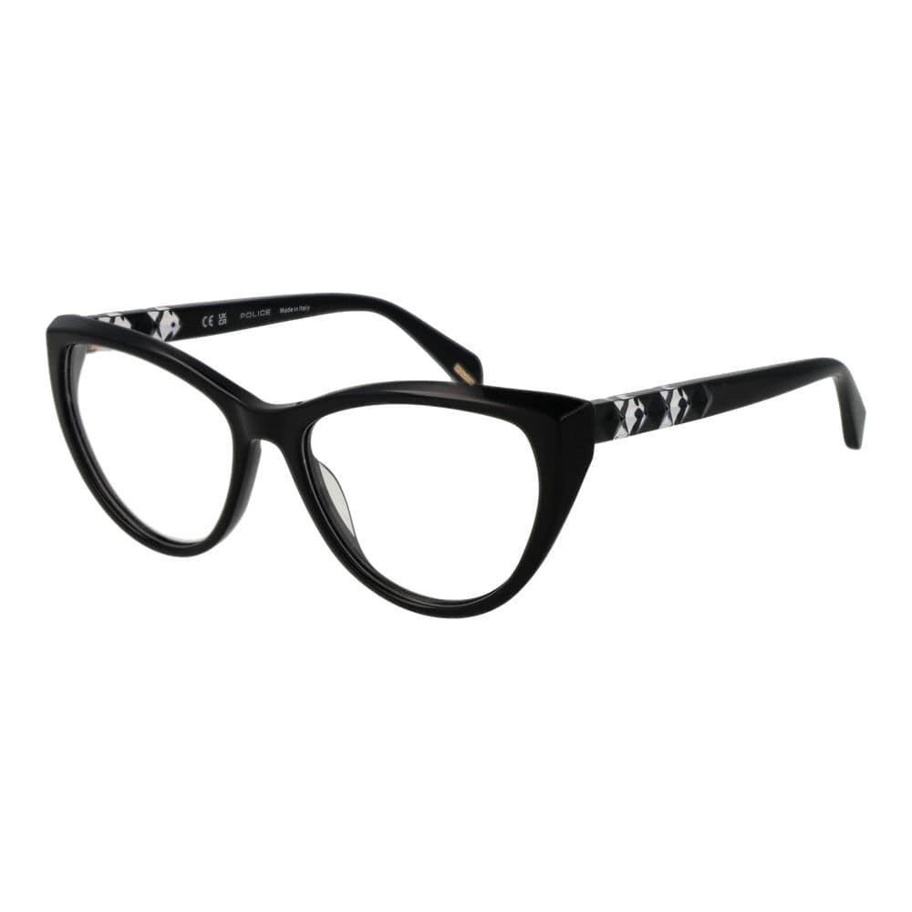 Police Black Plastic Glasses (Frames)