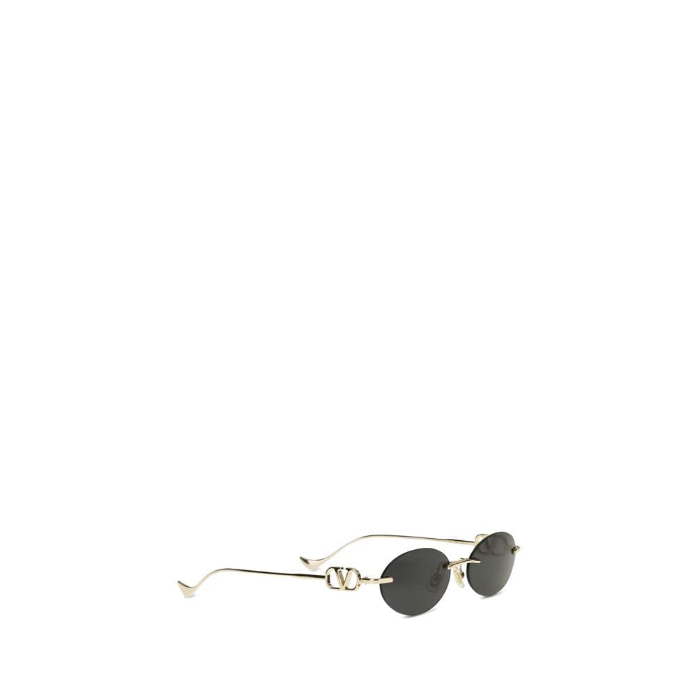 Valentino Garavani Black Metal Sunglasses - Image 2