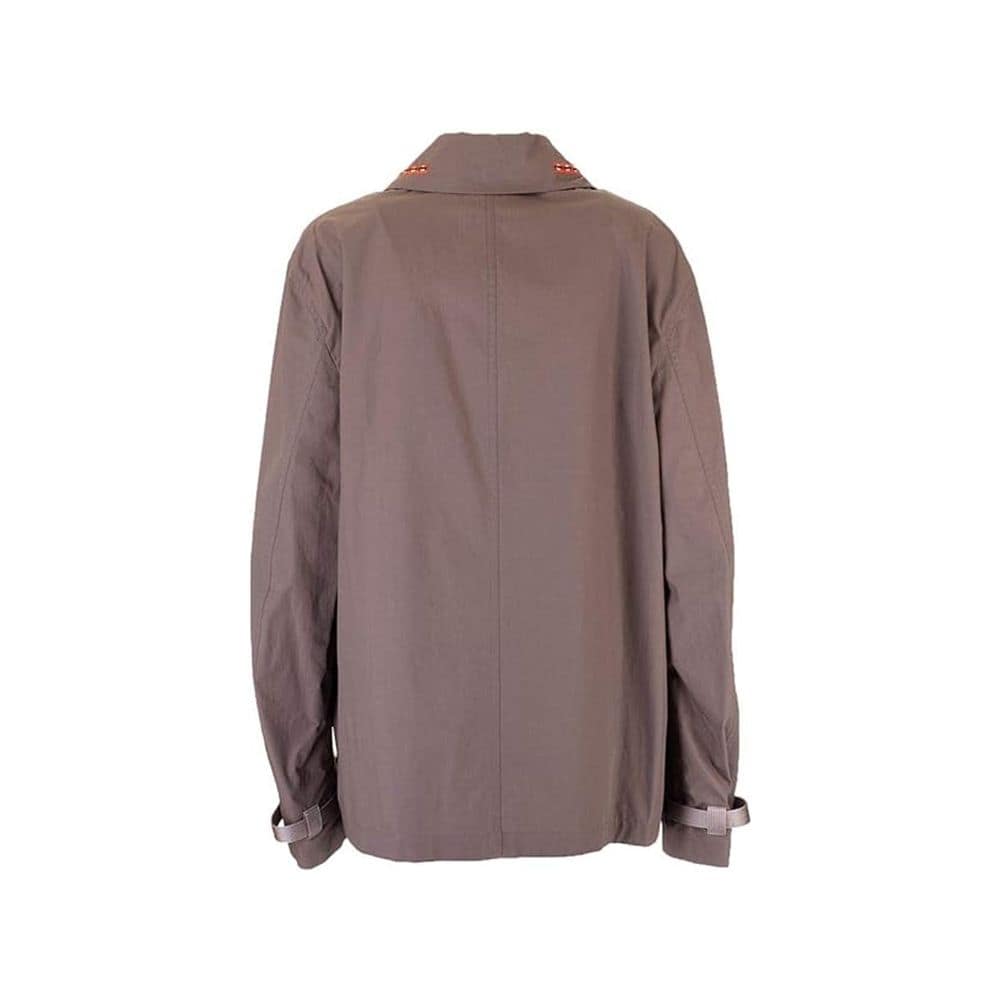 Valentino Brown Cotton Coat - Image 2