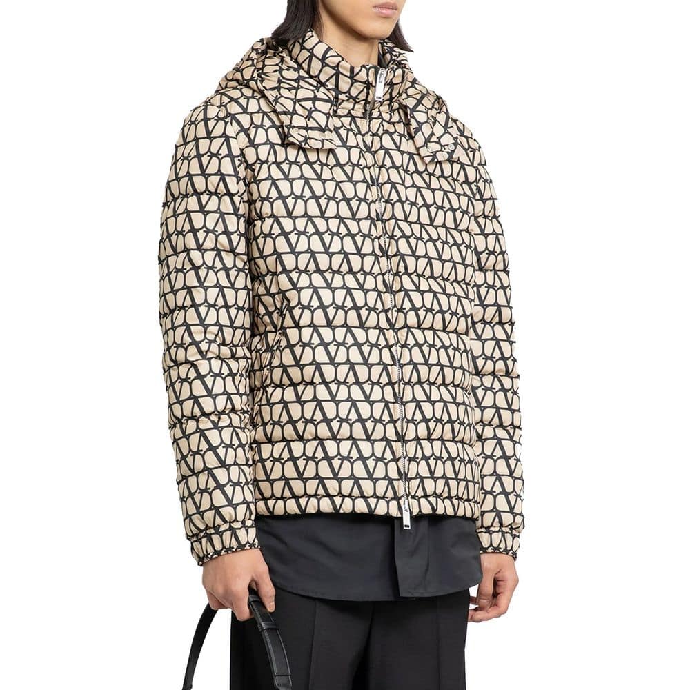 Valentino Garavani Beige Polyamide Coat - Image 2