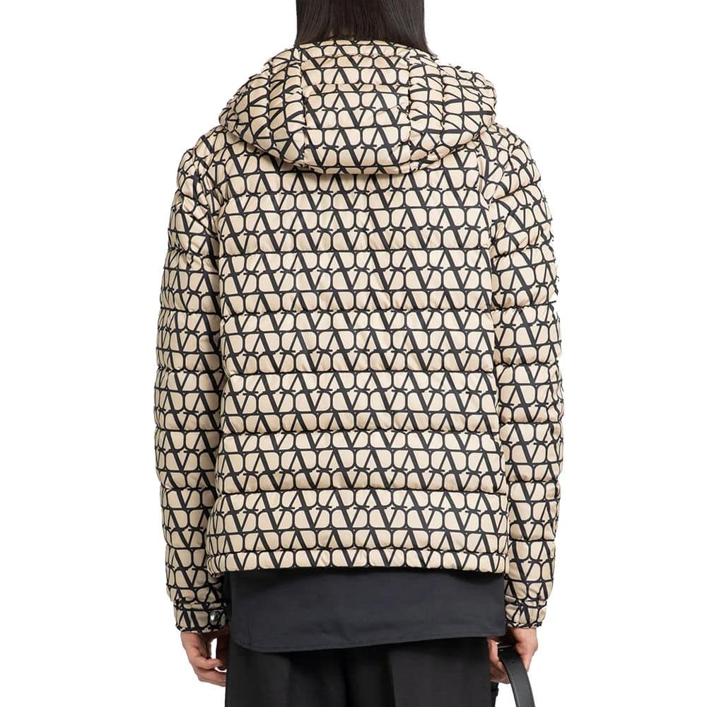 Valentino Garavani Beige Polyamide Coat - Image 3