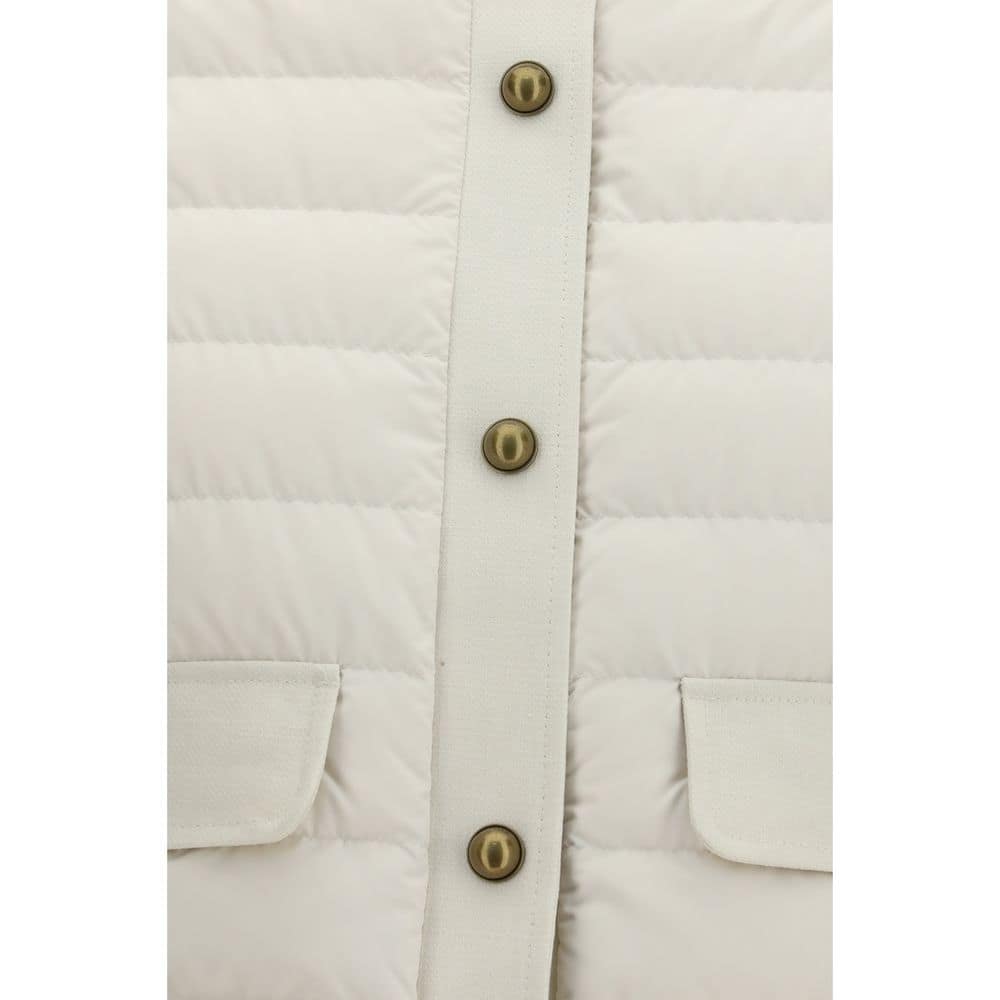 Moncler Beige Polyester Coat - Image 3
