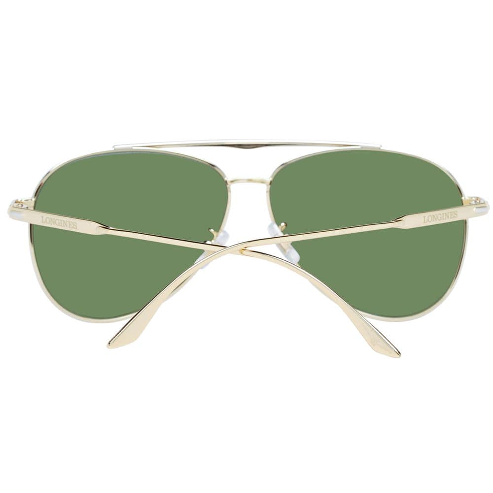 Longines Gold Metal Sunglasses - Image 3