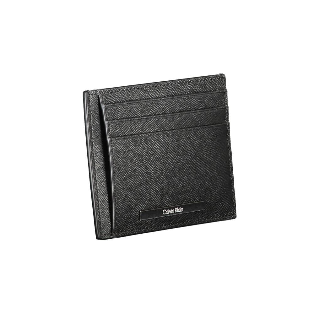 Calvin Klein Black Leather Mens Wallet Holder - Image 3