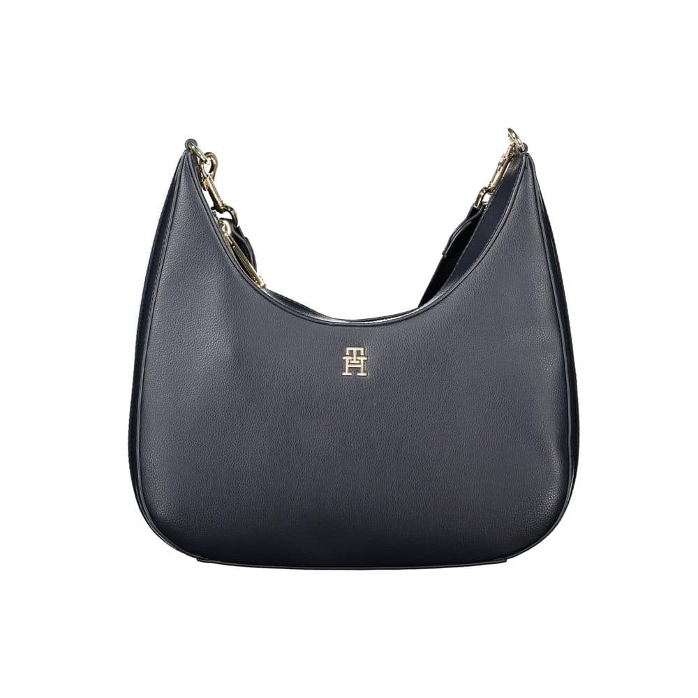 Tommy Hilfiger Blue Polyester Women Shoulder Bag