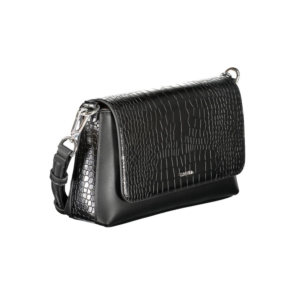Calvin Klein Black Polyurethane Women Handbag - Image 3